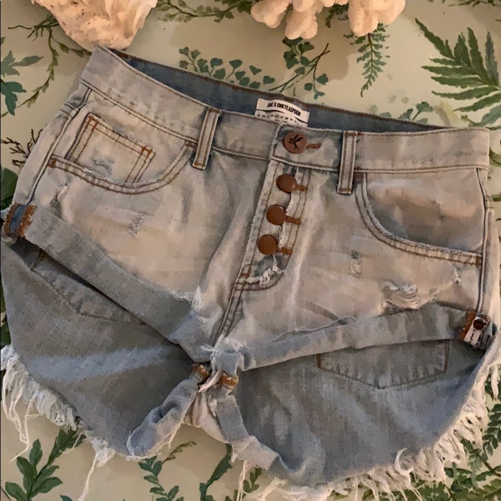One Teaspoon | Denim Cutoff Shorts